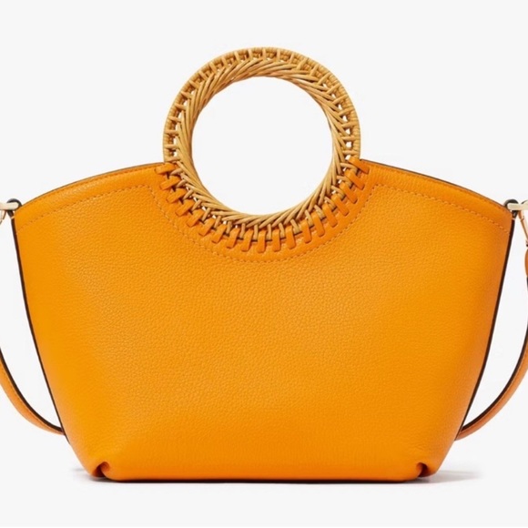 kate spade Handbags - Orange Woven Handle Women's Bag